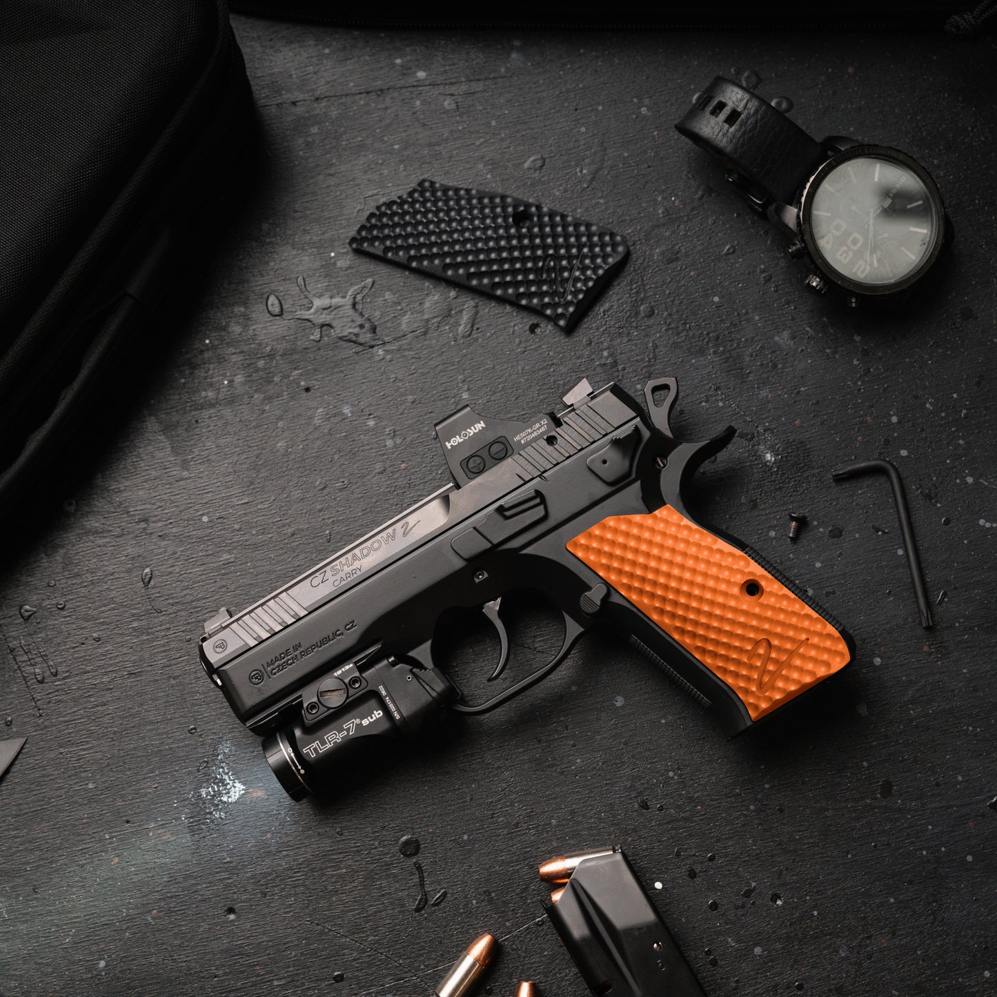 CZ Shadow 2 Compact - BOGIES G-10 - Palm Swell