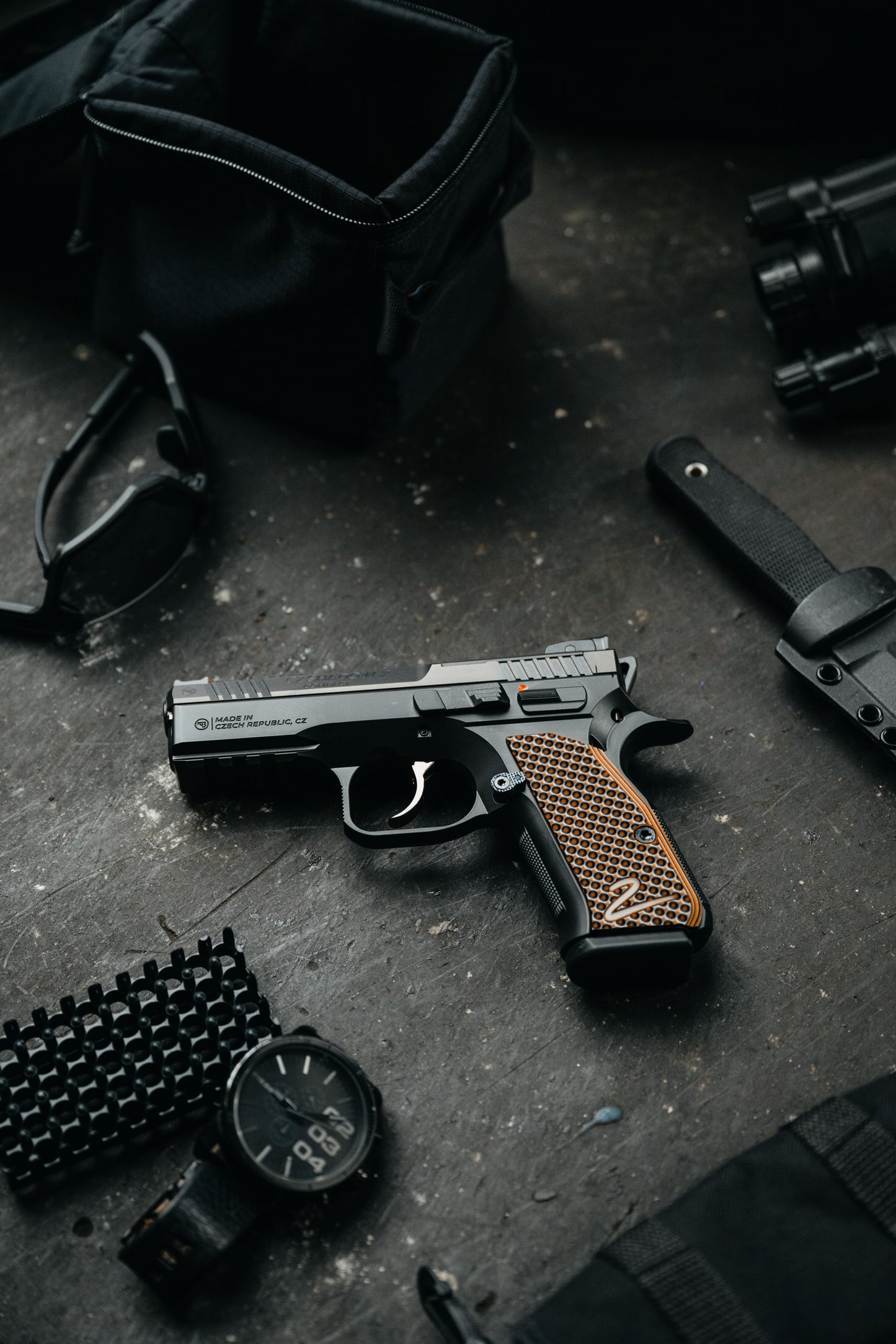 CZ Shadow 2 Compact - BOGIES G-10 - Slim fit