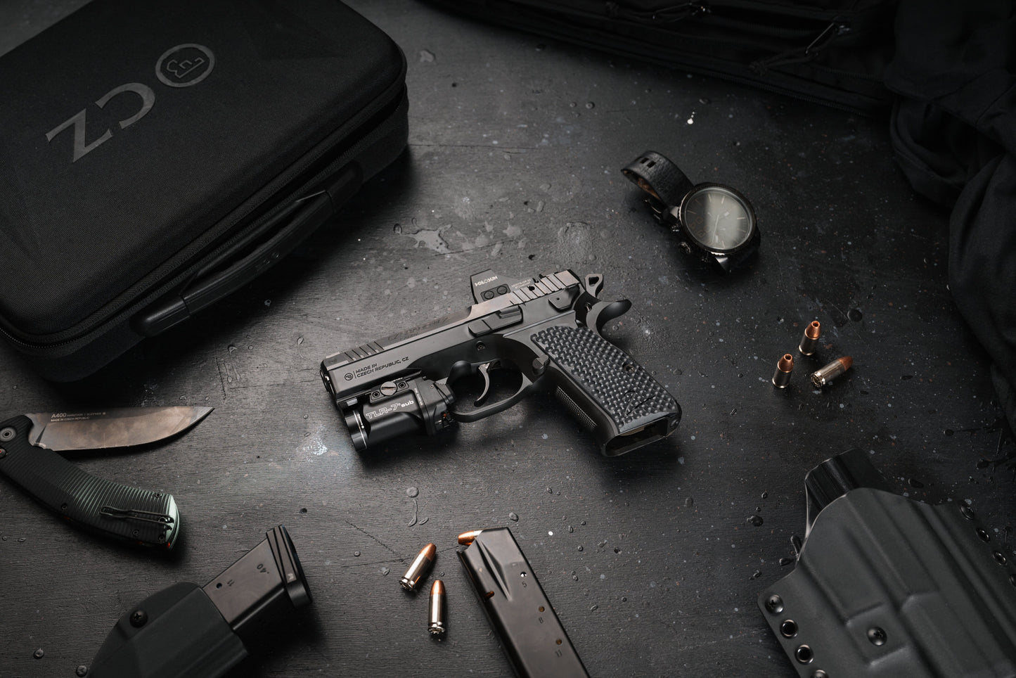 CZ Shadow 2 Compact - BOGIES G-10 - Palm Swell