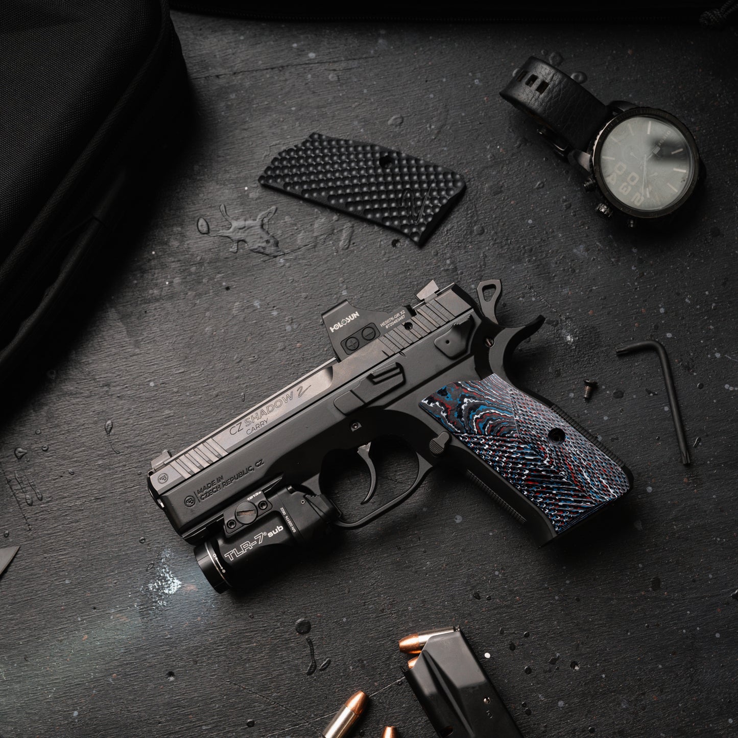 CZ Shadow 2 Compact - TRIKOLORA CARBON
