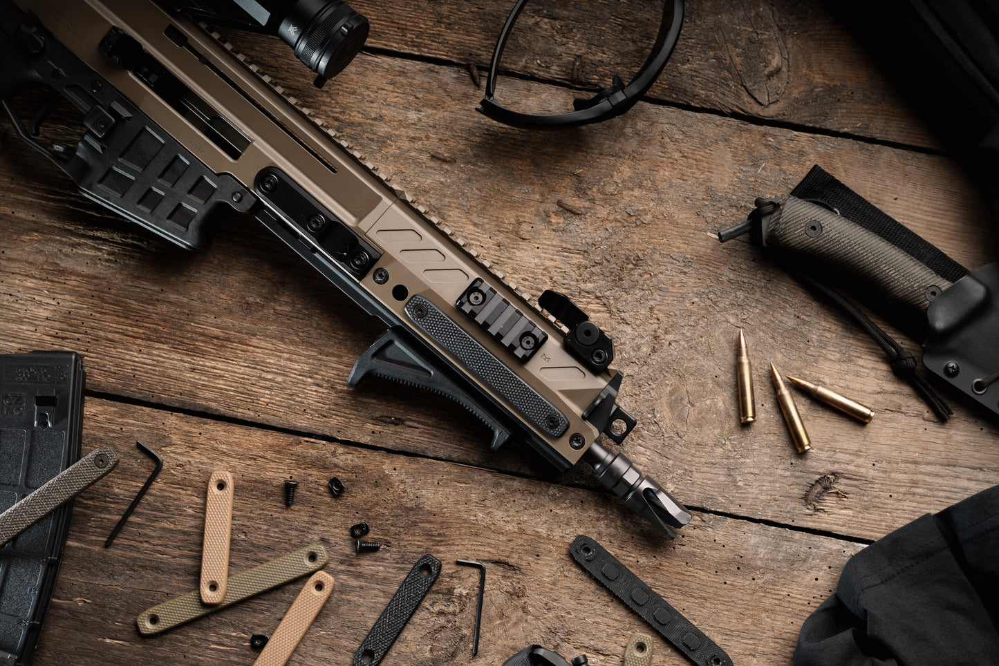 M-LOK rail cover G-10 – DIAMANT finish